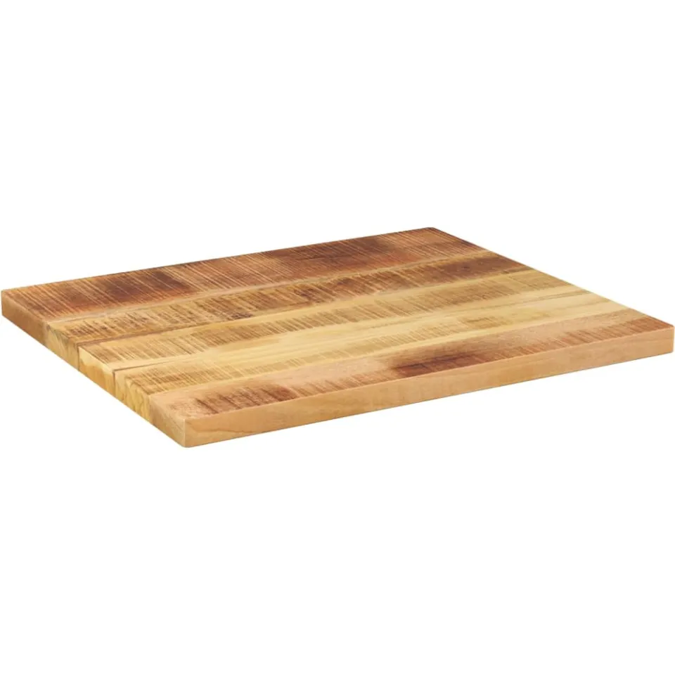 vidaXL Tafelblad rechthoekig 60x50x2,5 cm massief ruw mangohout Bruin