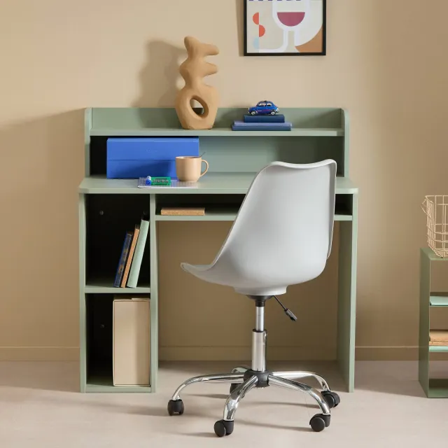 NOUS Kids tiener bureau Hillen olijfgroen, foto 2