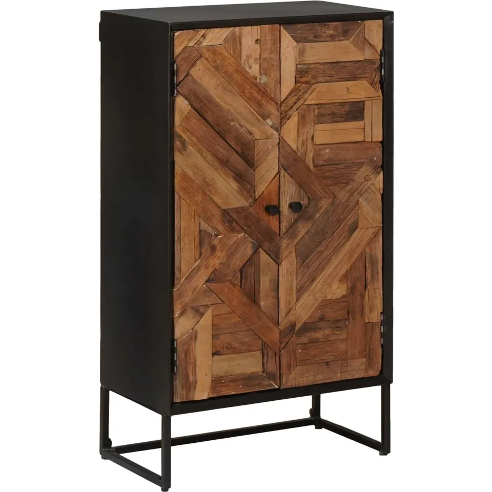 vidaXL Hoge kast 53 x 30 x 95 cm bruin, foto 3