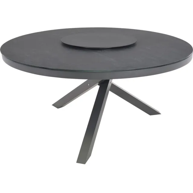 Lesliliving Tafel Buiten Tuin Mojito Ceramic ø150cm Lesli Living grijs