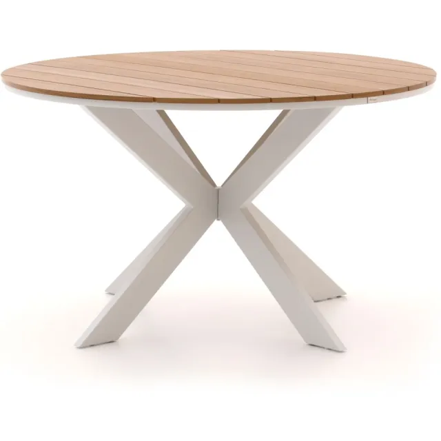 Bellagio tuinmeubelen Bellagio Fidenza dining tuintafel ø126cm Wit