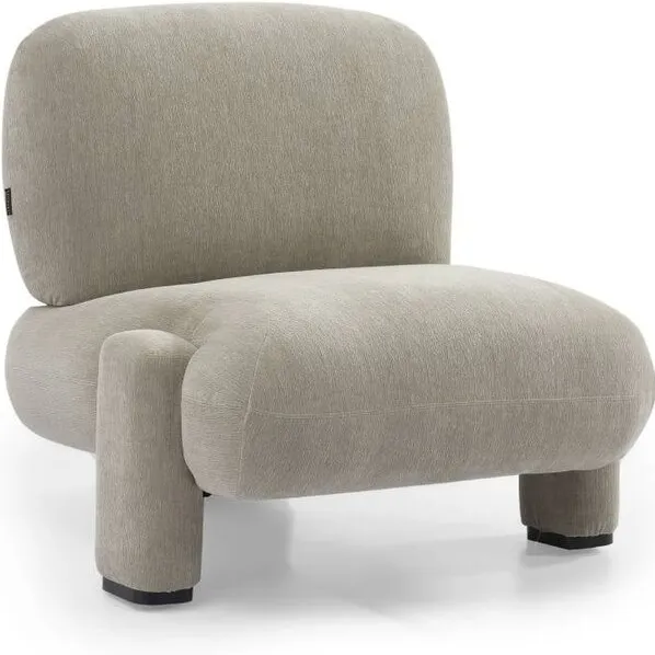 NordXL Fauteuil Louise chenille taupe
