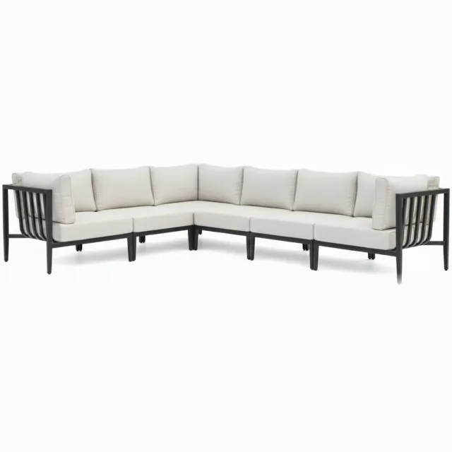 Belito Daan XL Loungeset | Aluminium | Carbon Black | 245x320 cm | Nr. 2 Rechts