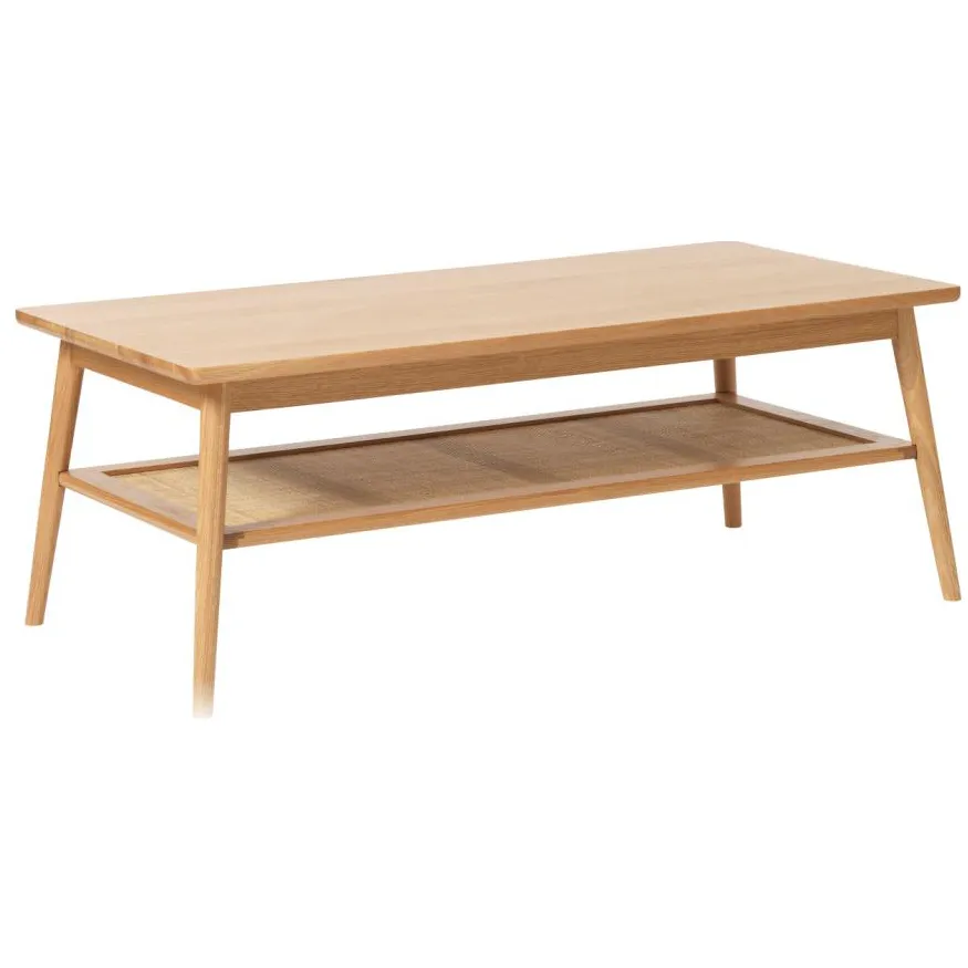 Olivine Boas houten salontafel naturel - 120 x 60 cm Bruin
