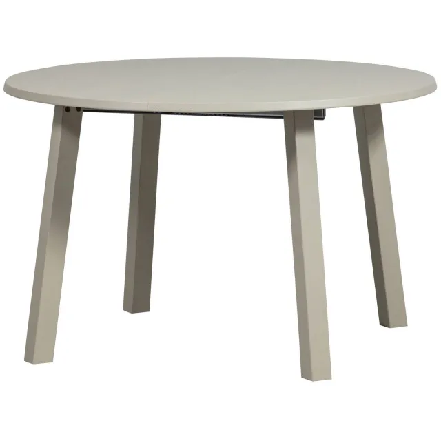WOOOD Janne Uitschuifbare Eettafel Rond 120Ø cm - Eiken - Dakargrau