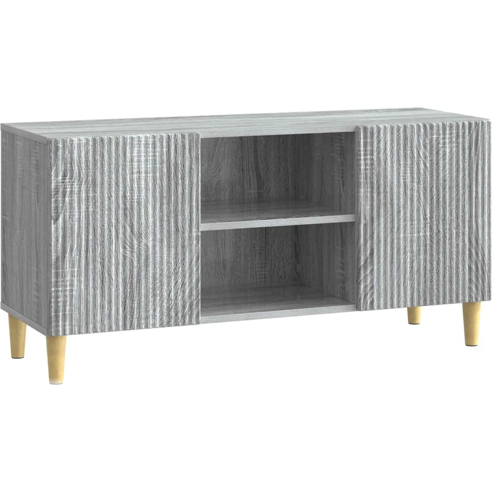 vidaXL TV-kast 102 x 34,5 x 50 cm Grijs sonoma Bewerkt hout, foto 3