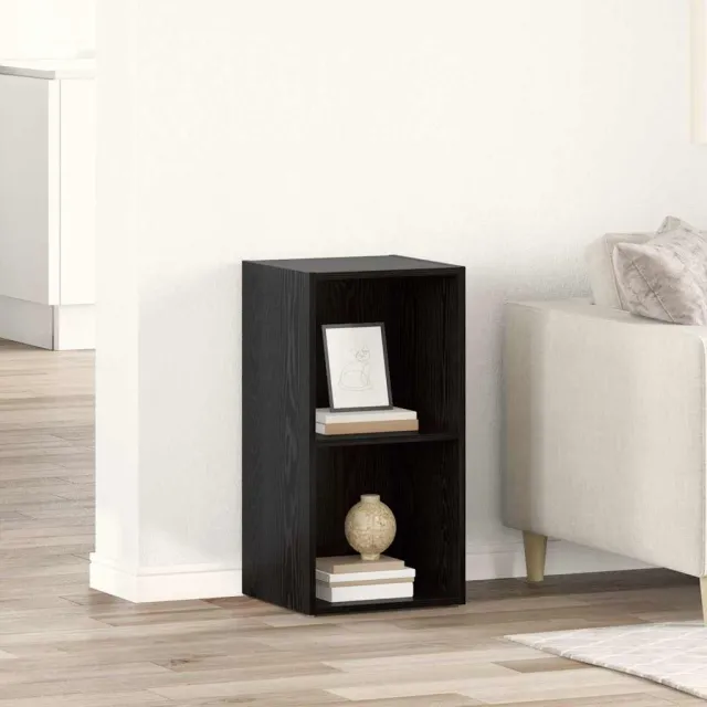 vidaXL Tv-meubelset 72 x 35 x 37 cm Zwart Bewerkt hout