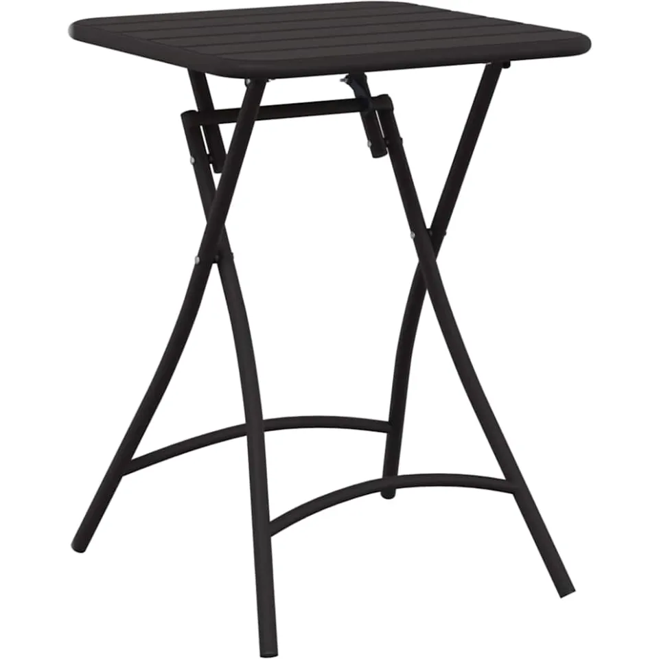 vidaXL Bistrotafel Antraciet 55 x 55 x 72,5 cm Poedercoating staal Anthraciet