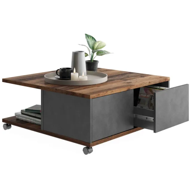 salontafel Vince Vintage Bruin | Grijs