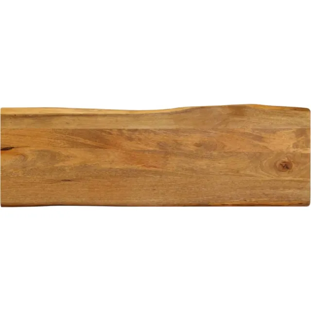 vidaXL Tafelblad met natuurlijke rand 120x40x2,5 cm massief mangohout bruin, foto 4