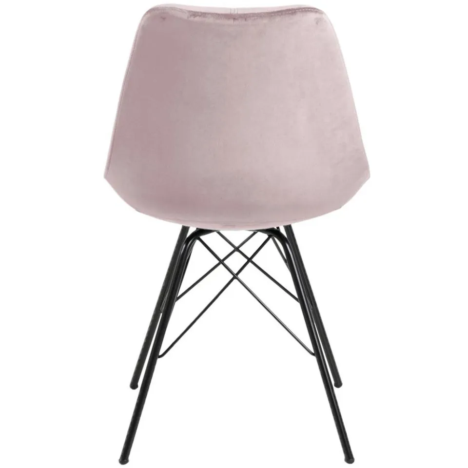 Lisomme Pien eetkamerstoel velvet roze, foto 3