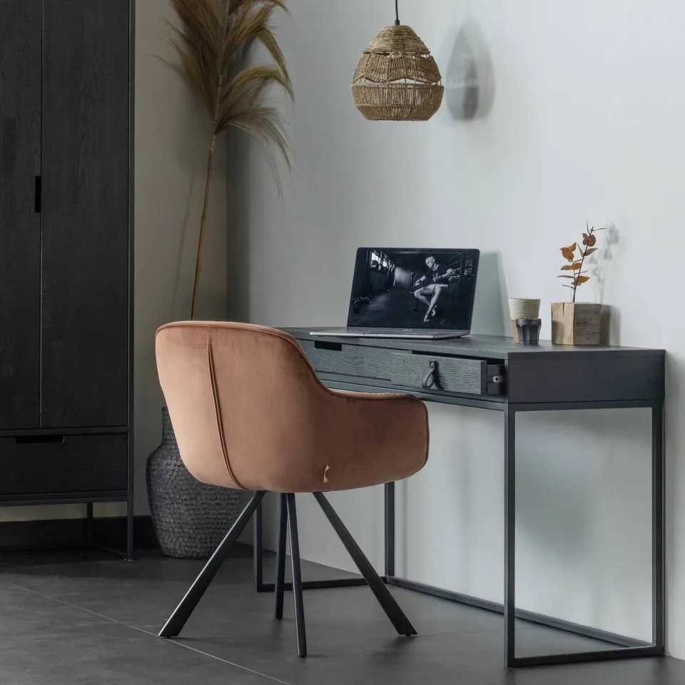 WOOOD Silas Bureau - Essen - Blacknight - 75x140x44, foto 2