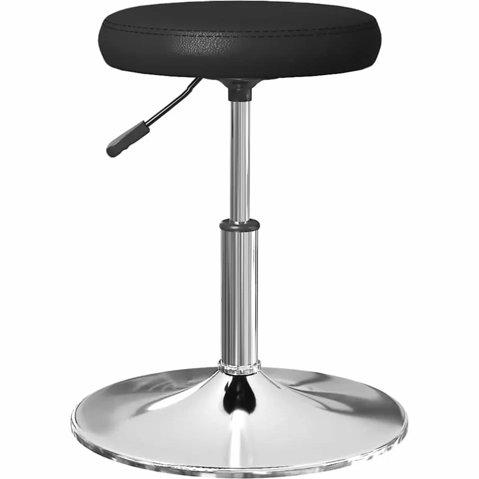 vidaXL Eetkamerstoelen 2 st kunstleer zwart