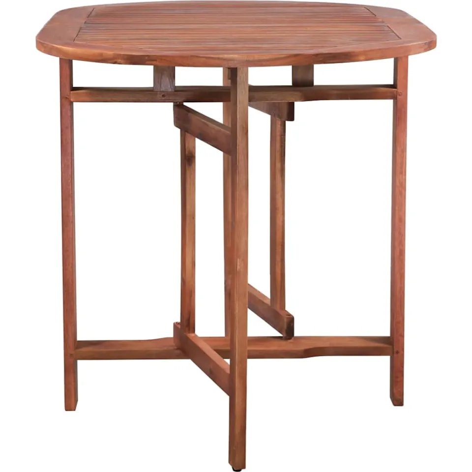 vidaXL Tuintafel 120x70x74 cm massief acaciahout bruin, foto 4
