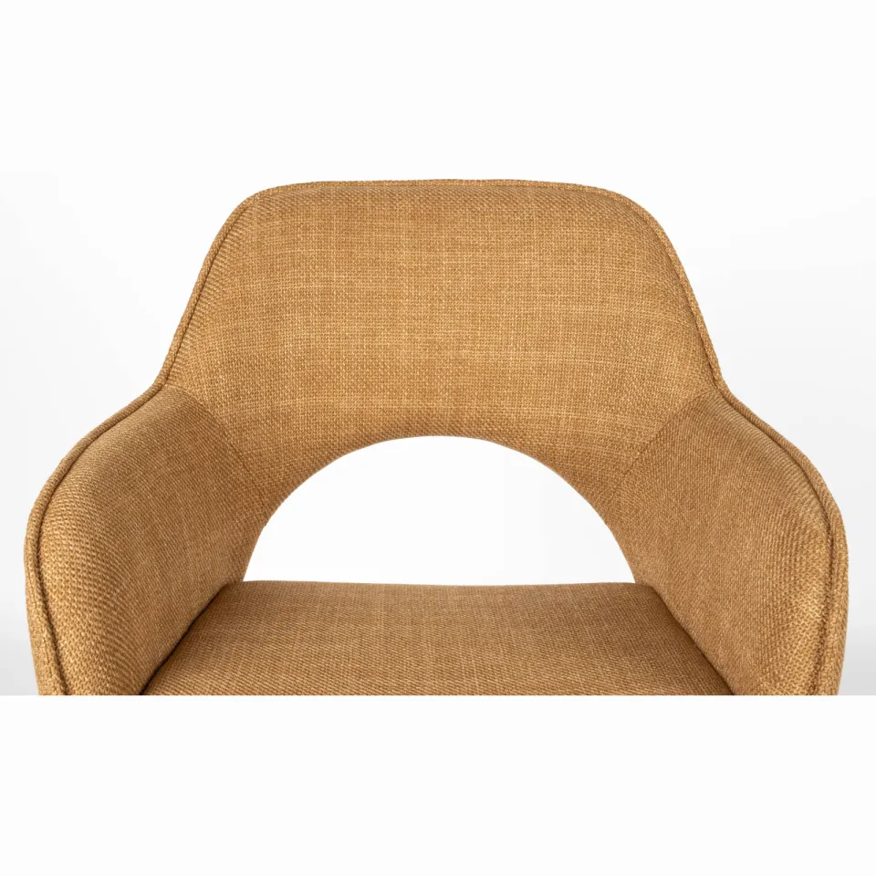 Housecraft Living Toye eetkamerstoel set van 2 geel, foto 3