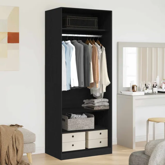 vidaXL Kledingkast Artisan Eiken 80 x 50 x 200 cm Bewerkt hout, foto 2