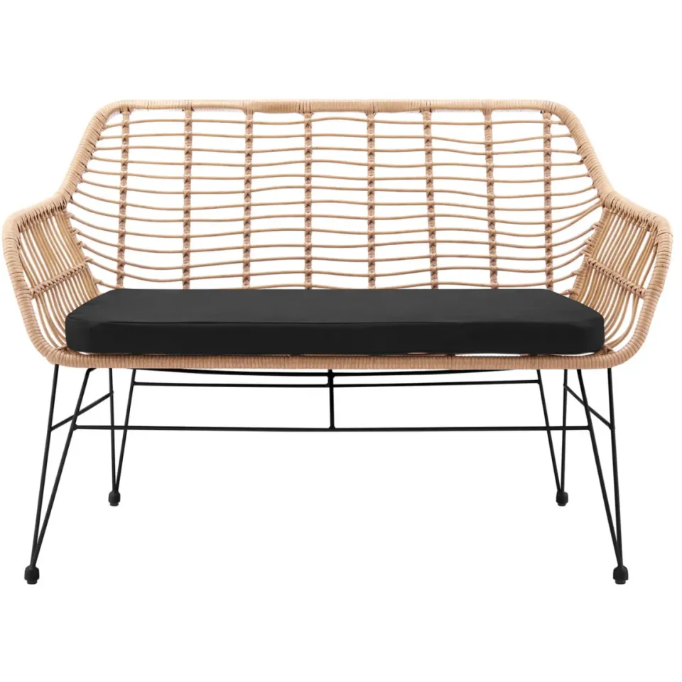 bank Freja rotan bruin, foto 2