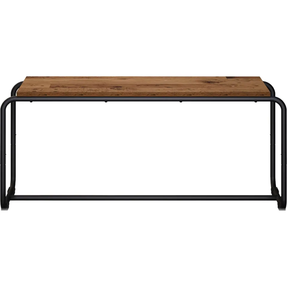 vidaXL TV-standaard 98 x 35.5 x 42 cm Oud hout Bewerkt hout Bruin