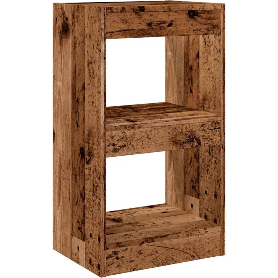 vidaXL Boekenkast / kamerscherm 40x30x72 cm oud houtkleurig bruin, foto 3