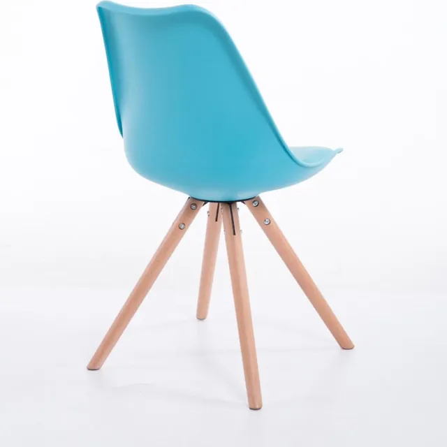 CLP Toulouse Eetkamerstoel - Rond frame - Kunststof groen cappuccino