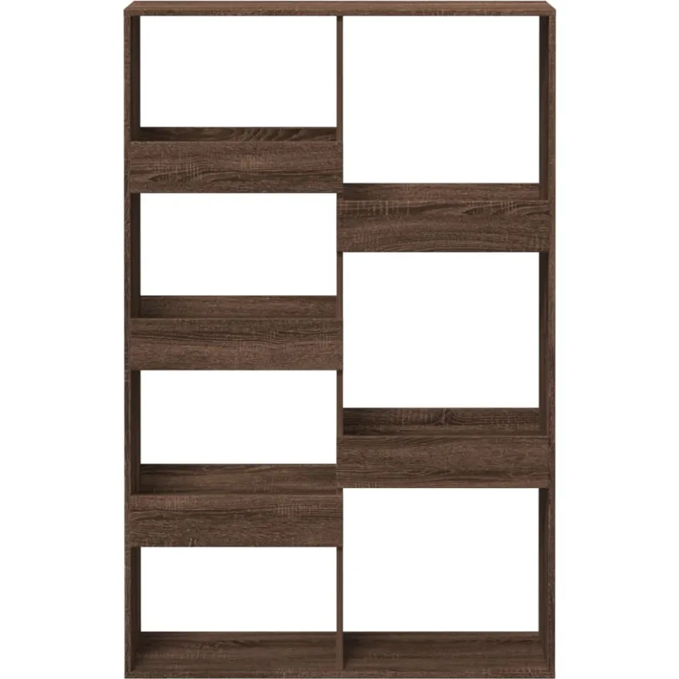vidaXL Kamerscherm 100x33x155,5 cm bewerkt hout bruin eikenkleurig