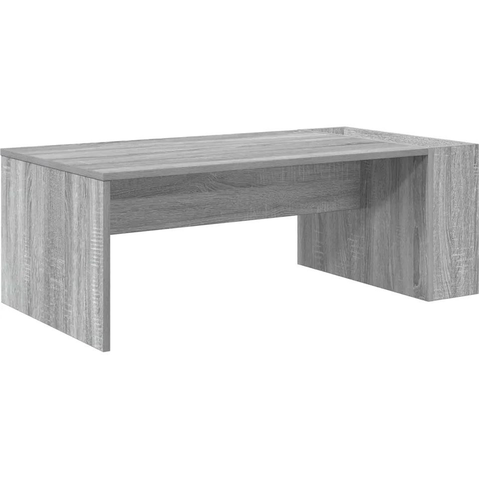 vidaXL Salontafel Grijs Sonoma 95 x 50 x 34 cm Bewerkt hout, foto 3