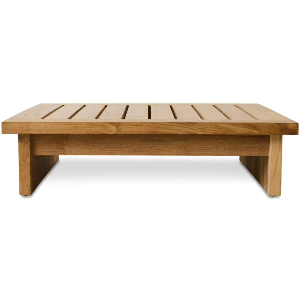 HKLIVING hocker outdoor teak (chalkstripe), foto 5