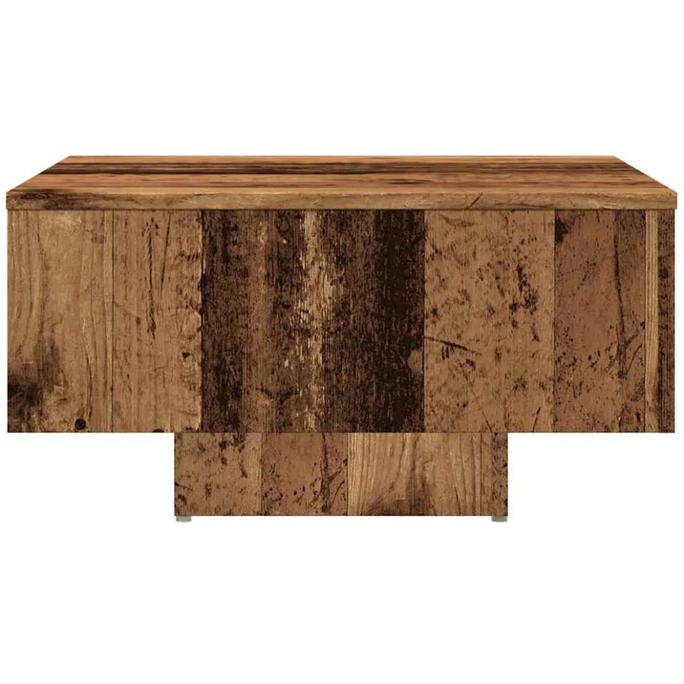 vidaXL Salontafel 60x60x31,5 cm bewerkt hout oud houtkleurig bruin, foto 3