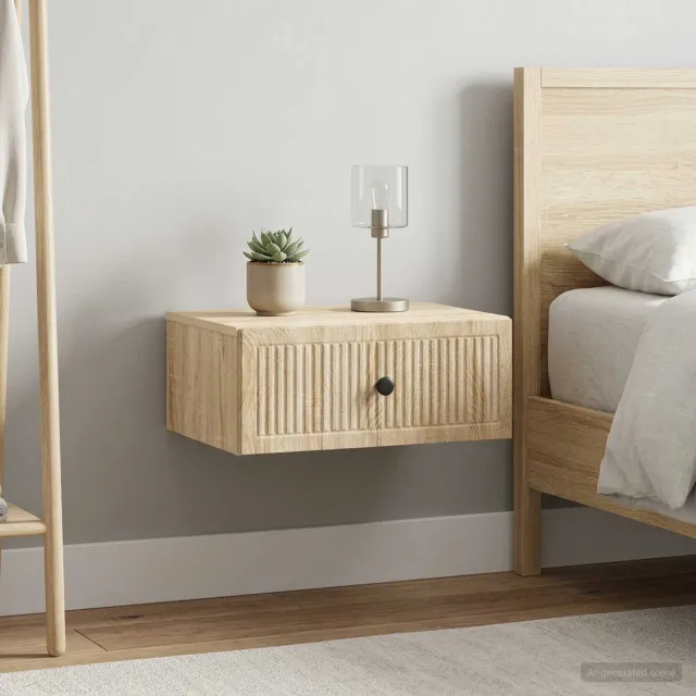 vidaXL Nachtkastje 2 st Sonoma Eiken 49 x 34,5 x 20 cm Bewerkt hout, foto 2