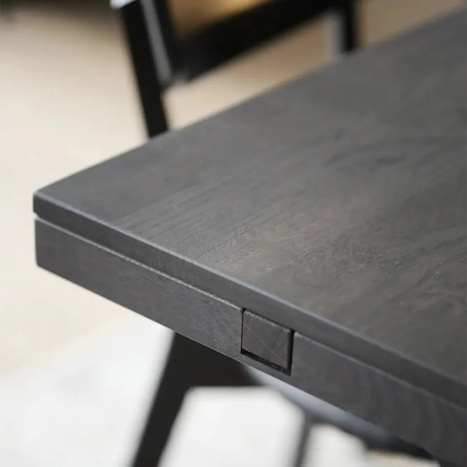Rowico Home Brooklyn verlengbare eettafel donker eiken - 220 x 95 cm, foto 5