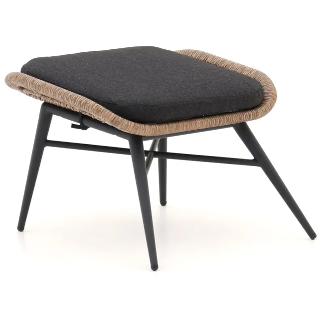 Intenso Furniture Intenso Rovello lounge voetenbank Grijs