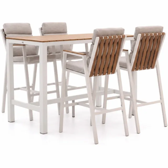 Bellagio tuinmeubelen Bellagio Bertinoro/Fidenza 150cm barset 5-delig stapelbaar