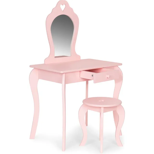 ECOTOYS Kaptafel kind - 65x43x110 cm - hout - roze