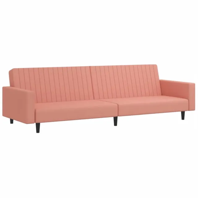 GranMaison Slaapbank - Uitklapbaar - Slaapstoel - Logeerbed - Zetelbed - Slaapfauteuil - Vouwbed - 2 persoons - Zeer comfortabel - Roze