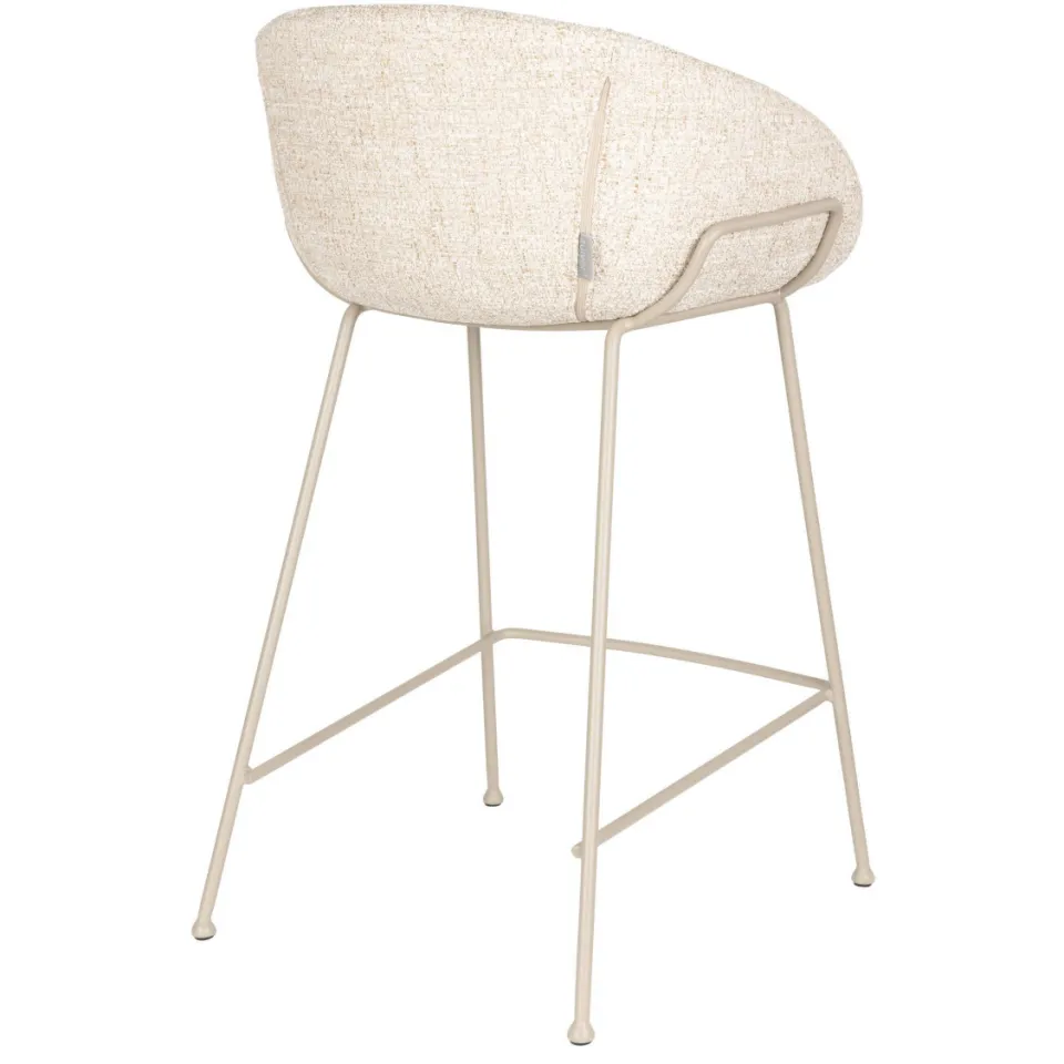 Zuiver Feston barkruk 65 cm beige, foto 4