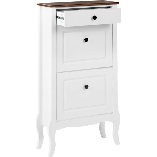 Beliani NUNDLE - Schoenenkast - Wit - MDF