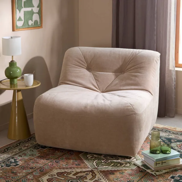 NOUS Living fauteuil Otis Taupe