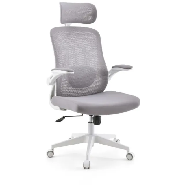 MyBuero Bureaustoel / Draaistoel Vertuflex 3D netstof / Zitting stof grijs mybuero