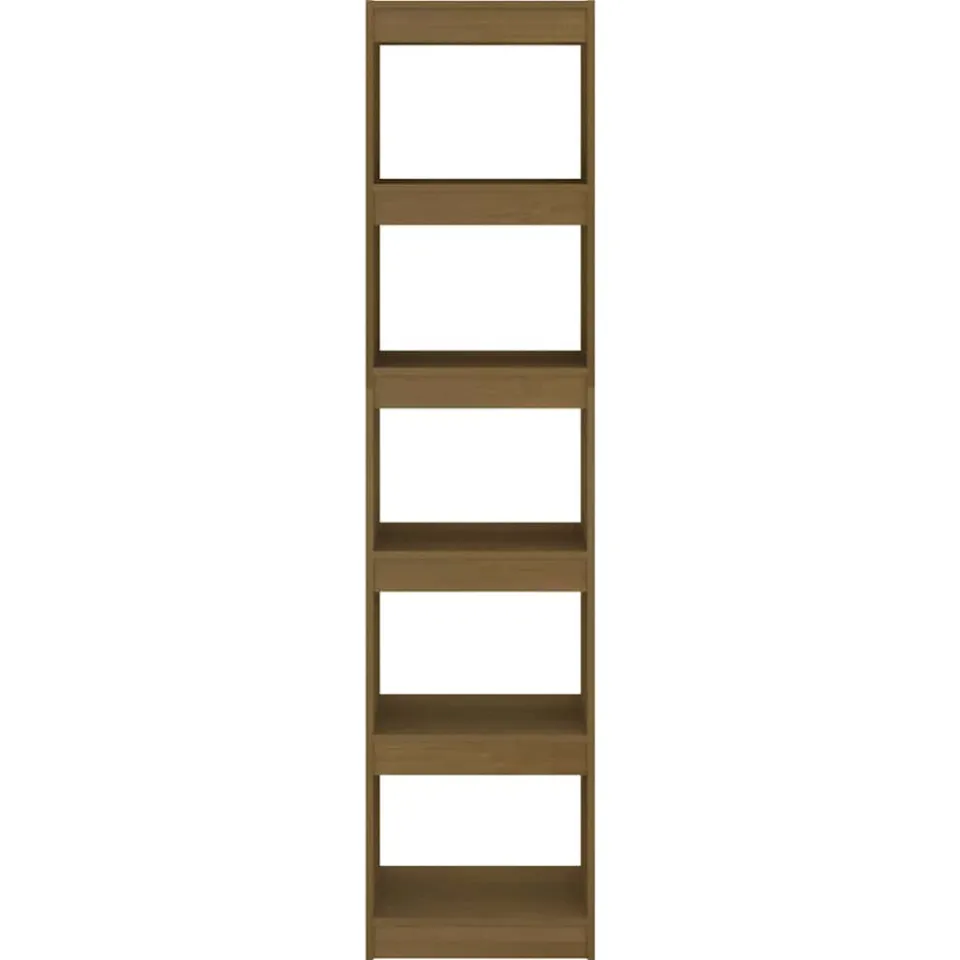 vidaXL Boekenkast / kamerscherm 40x30x167,5 cm grenenhout honingbruin bruin, foto 4