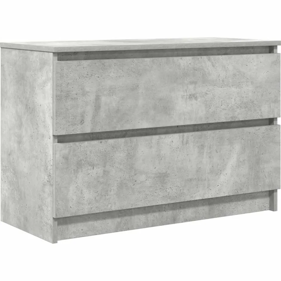 vidaXL Tv-meubel 80x35x54 cm spaanplaat betongrijs