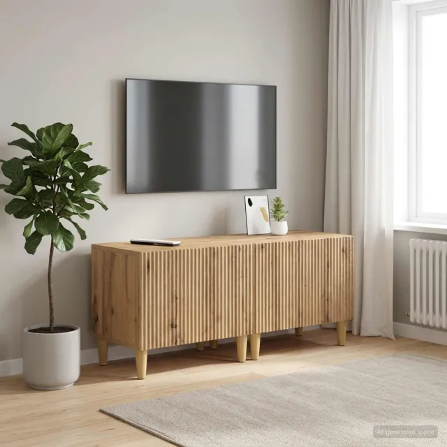 vidaXL Tv-meubel Artisanaal eiken Bewerkt hout, foto 2