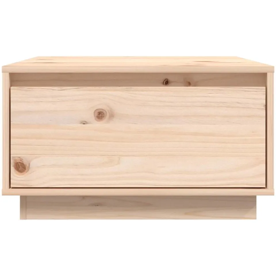 vidaXL Salontafel 55x56x32 cm massief grenenhout bruin, foto 3