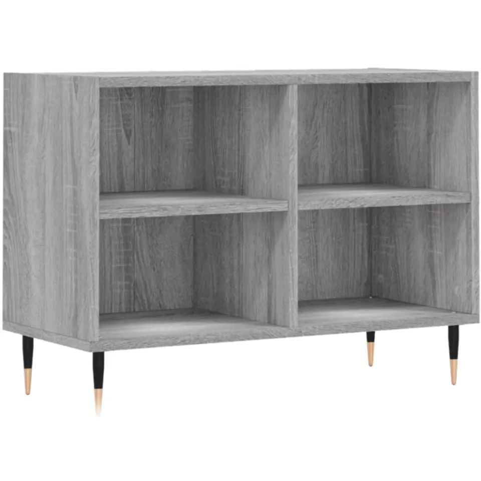 vidaXL Tv-meubel 69,5x30x50 cm bewerkt hout grijs sonoma eikenkleurig, foto 3
