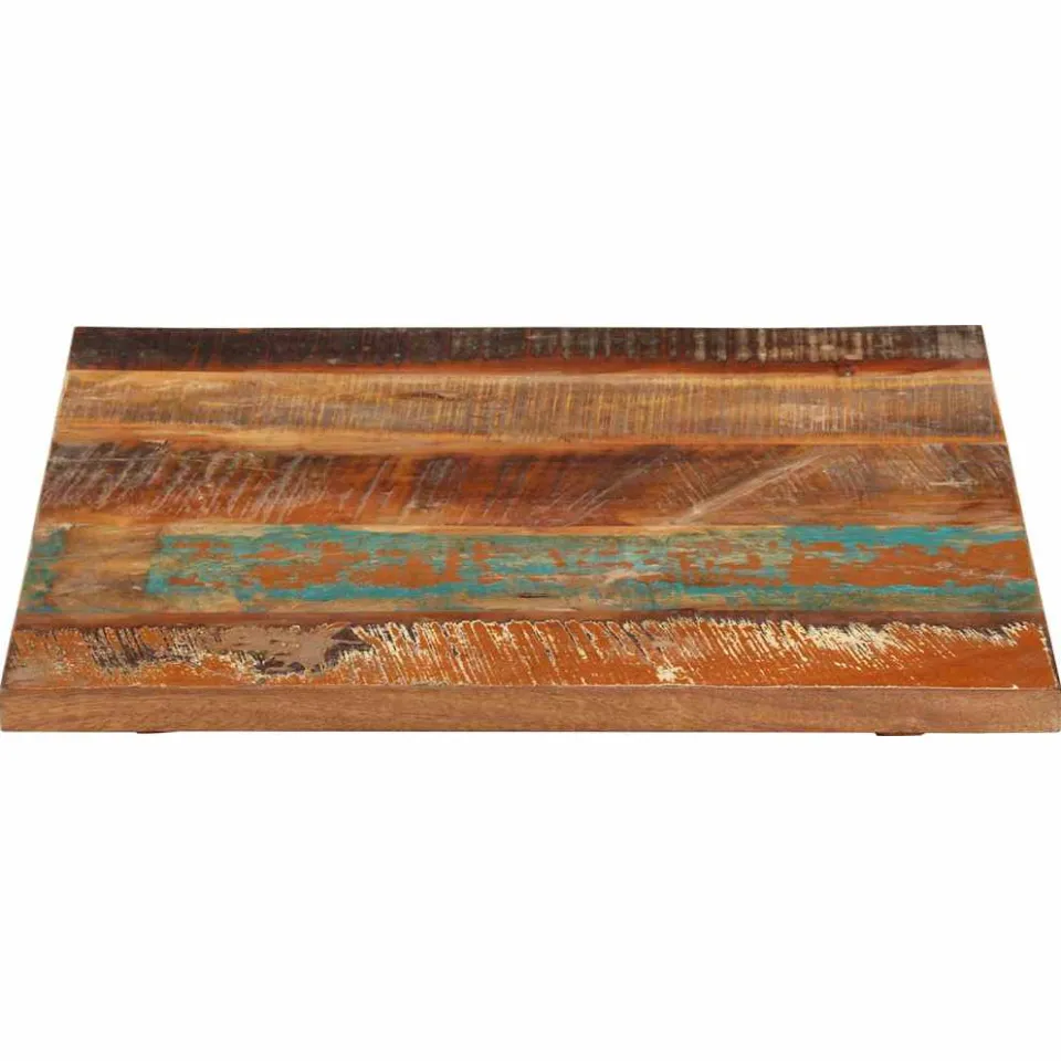 vidaXL Tafelblad vierkant 25-27 mm 60x60 cm massief gerecycled hout Meerkleurig