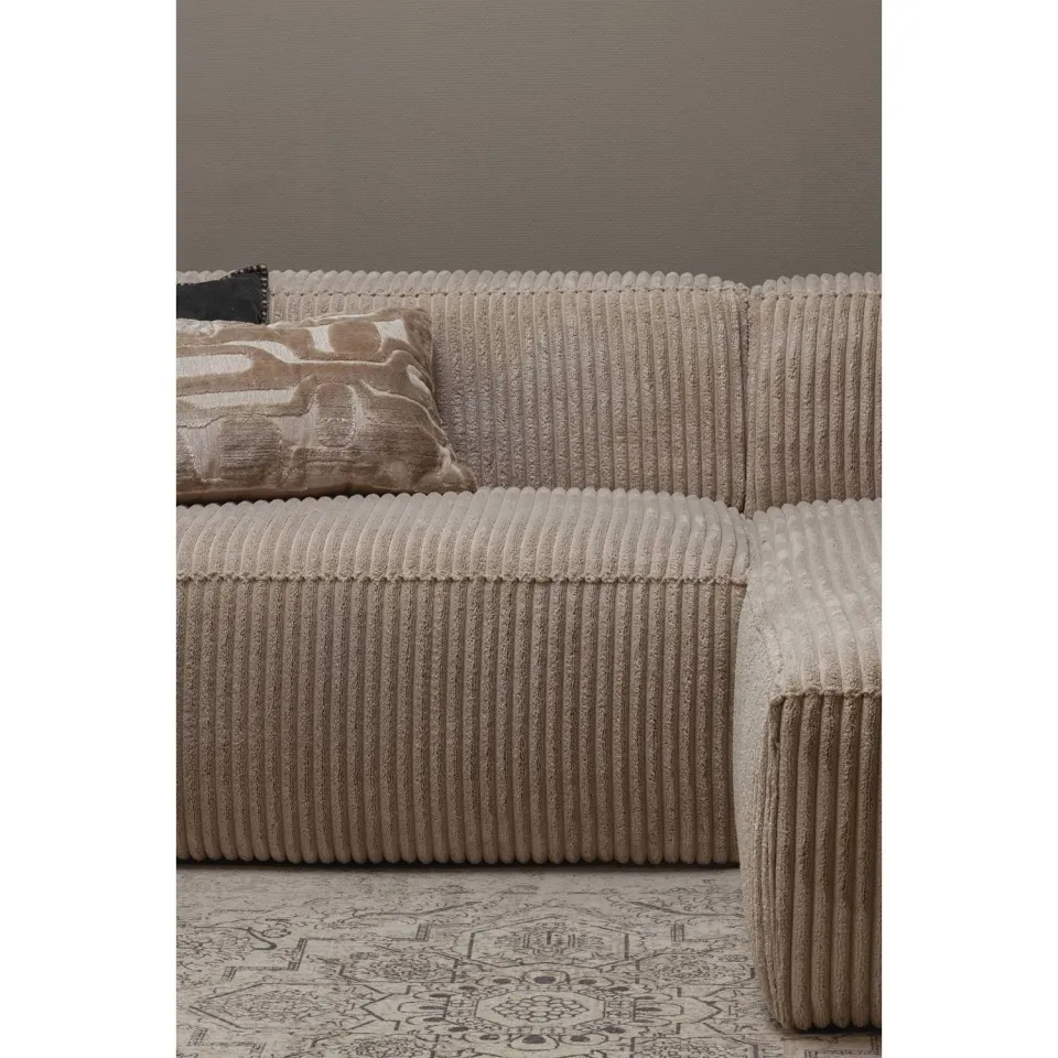 WOOOD Bean Chaise Longue Bank Rechts - Chenille Velvet - Terra, foto 3