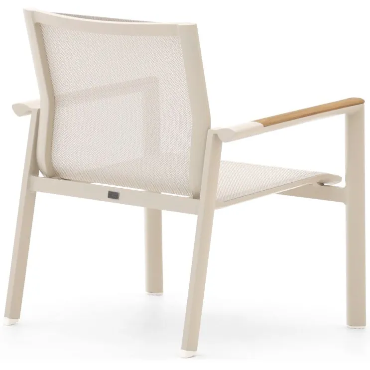Forza Furniture Forza Asmonte stoel-bank loungeset 4-delig wit, foto 5