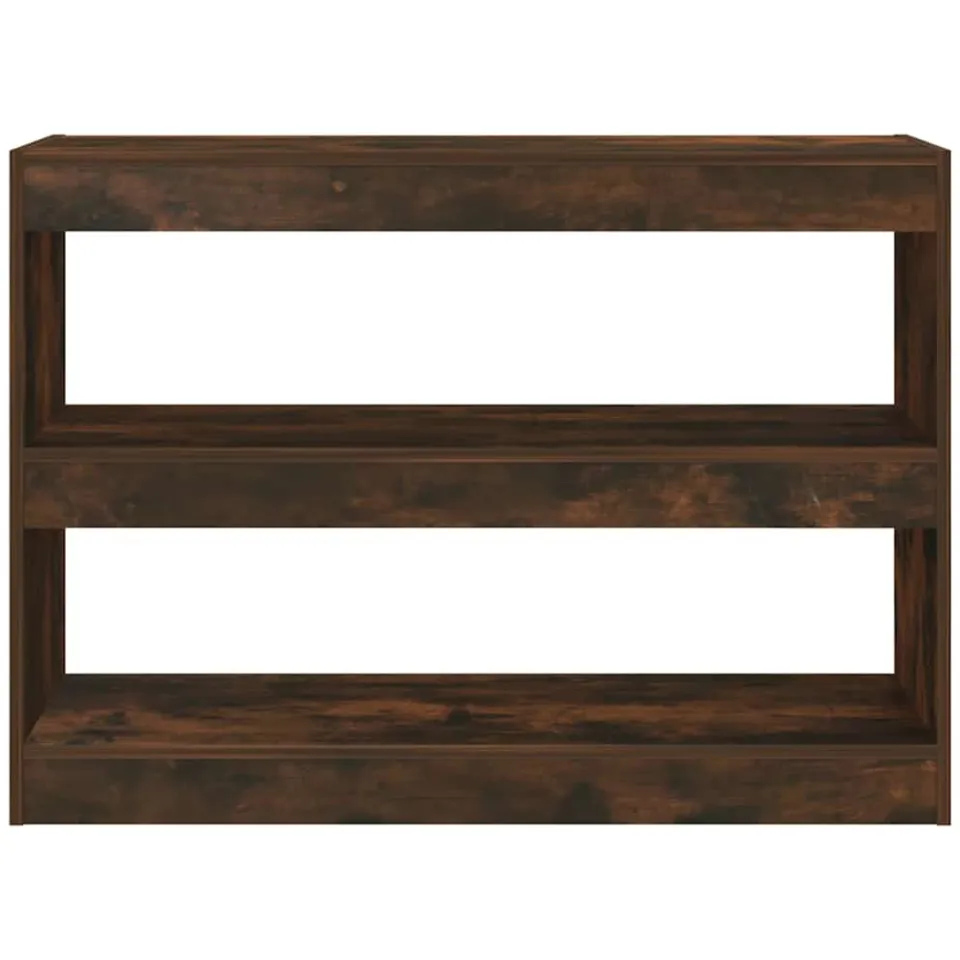 vidaXL Boekenkast/kamerscherm 100x30x72 cm gerookt eikenkleur, foto 4