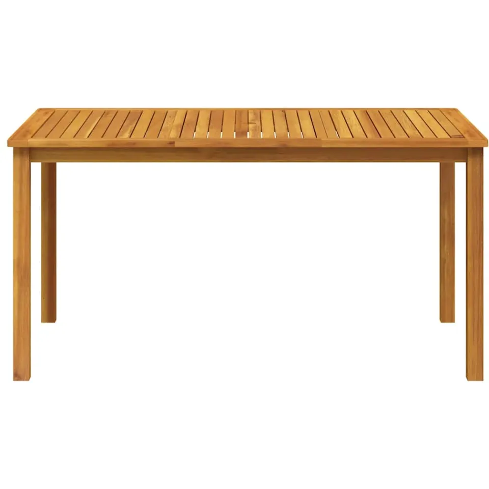 vidaXL Tuintafel 150x90x74 cm massief acaciahout Bruin