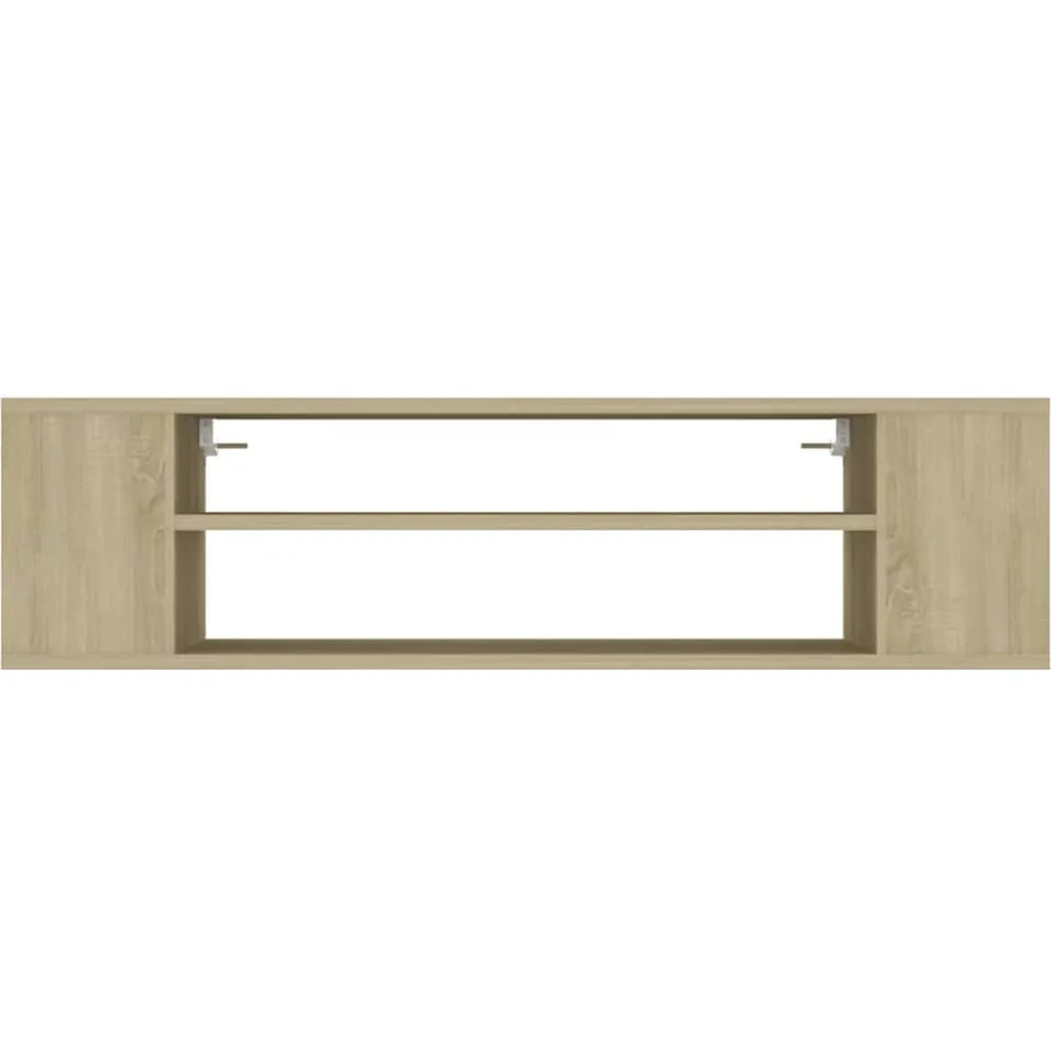 vidaXL Tv-hangmeubel 100x30x26,5 cm bewerkt hout sonoma eikenkleurig Bruin