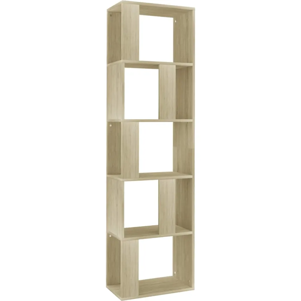 vidaXL Boekenkast/kamerscherm 45x24x159 cm bewerkt hout sonoma eiken Bruin